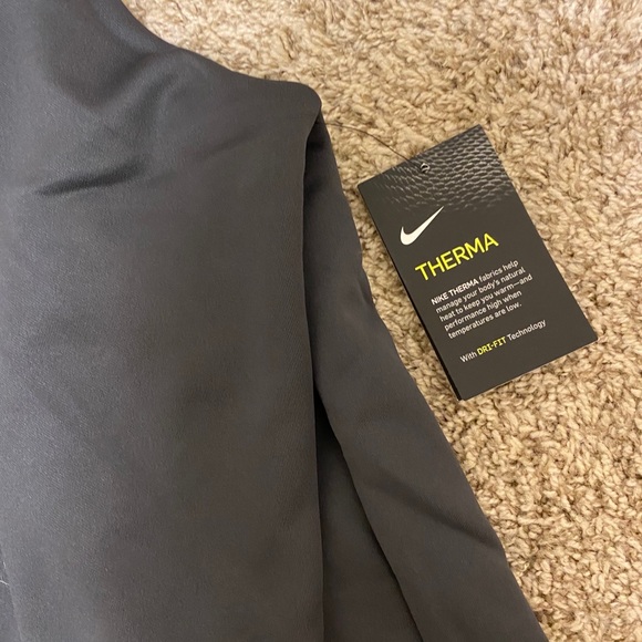 Gray Nike Drifit Zipup Hoodie - Picture 3 of 3